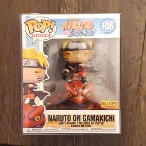 🧡 Naruto on Gamakichi 6" Hot Topic Exclusive Funko Pop Rides - Anime #10